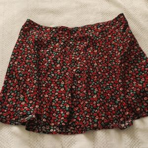 Lush floral skirt